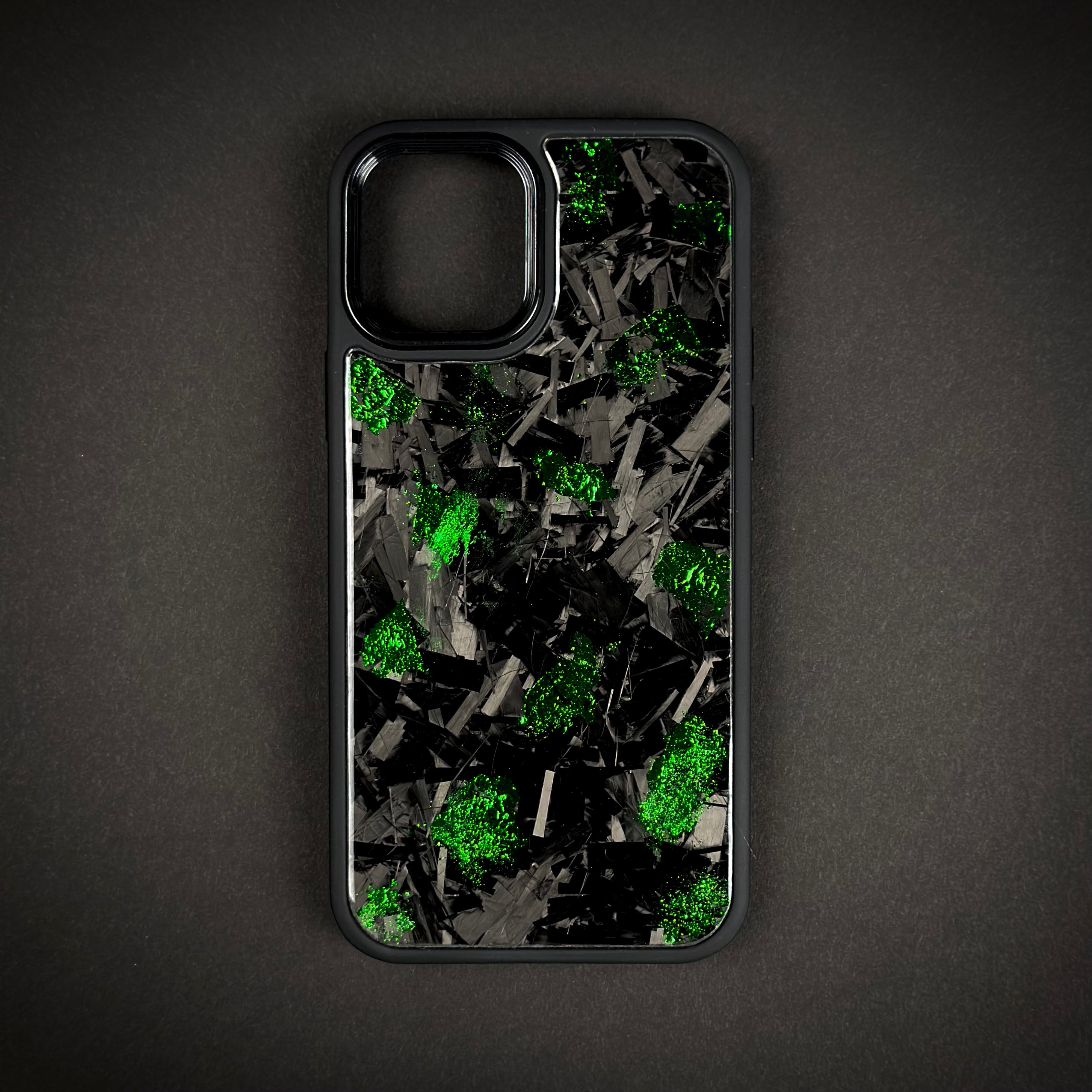 Green Forged Carbon Case